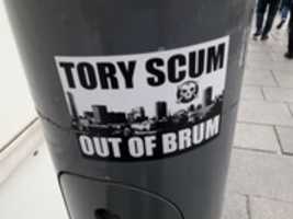 GIMP çevrimiçi resim düzenleyiciyle düzenlenecek ücretsiz Tory Scum Out of Brum ücretsiz fotoğraf veya resmini indirin