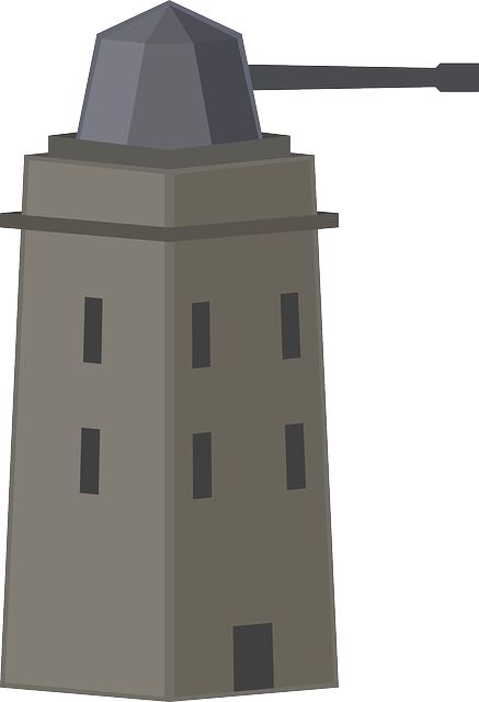 Free download Tower Gun Weapon - Free vector graphic on Pixabay free illustration to be edited with GIMP free online image editor