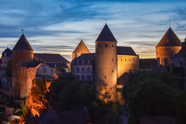 Free download towers semur en auxois france air free picture to be edited with GIMP free online image editor