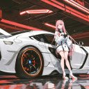 Toyota GR86 with Anime Girl Live Wallpaper  screen for extension Chrome web store in OffiDocs Chromium