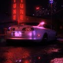 Toyota Supra Neon Night Road Live Wallpaper  screen for extension Chrome web store in OffiDocs Chromium