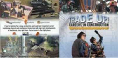 Free download Trade Up!: Careers in Construction Cover and Disc free photo or picture to be edited with GIMP online image editor