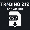 Trading 212 CFD Export Open Positions  screen for extension Chrome web store in OffiDocs Chromium