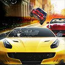 OffiDocs Chromium の拡張機能 Chrome Web ストアの Traffic Car Revolt ゲーム画面