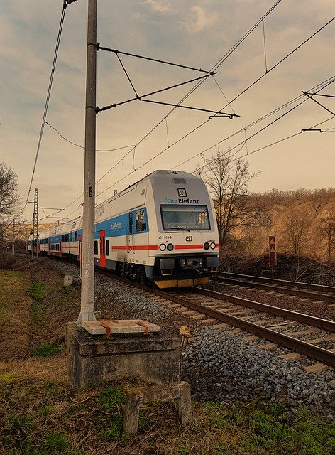 Free download train railway travel rail railroad free picture to be edited with GIMP free online image editor