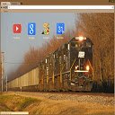 OffiDocs Chromium'da Chrome web mağazası uzantısı için Train Series Penn Central Locomotive ekranı