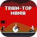 Train Top Mania Game Survive on a moving train and shoot enemies!  screen for extension Chrome web store in OffiDocs Chromium