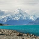 tranquil body of water surrounded by majestic mountains  screen for extension Chrome web store in OffiDocs Chromium