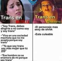 Free download Trans en Netflix vs Trans en Shrek free photo or picture to be edited with GIMP online image editor