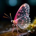 Transparent butterfly wallpaper  screen for extension Chrome web store in OffiDocs Chromium