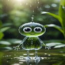 Transparent people wallpaper  screen for extension Chrome web store in OffiDocs Chromium