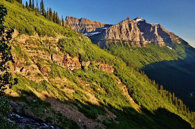 免费下载树景观自然天空蒙大拿州免费图片可使用 GIMP 免费在线图像编辑器进行编辑