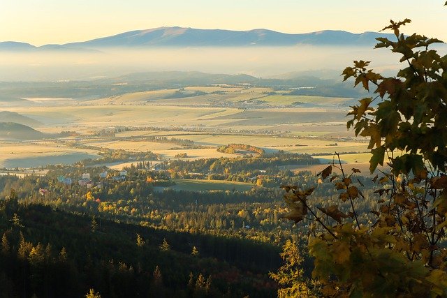 Free download trees mountains fields forest free picture to be edited with GIMP free online image editor