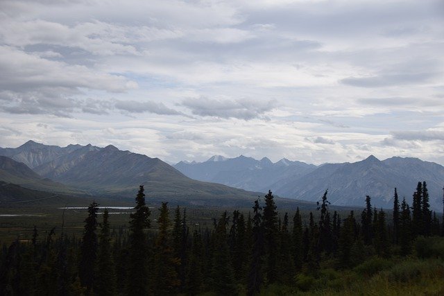 Free download trees mountains forest nature free picture to be edited with GIMP free online image editor