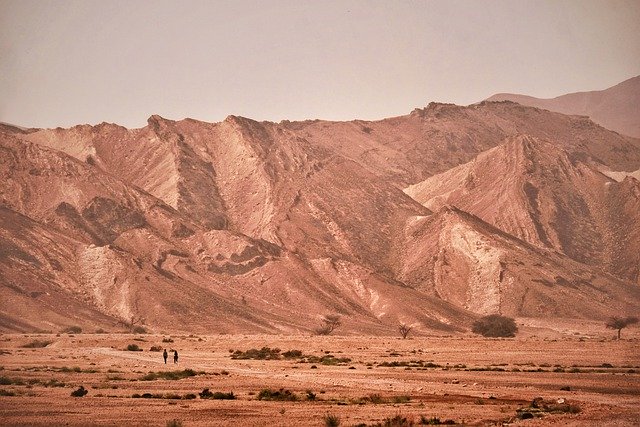Free download trekking desert sandstone mountain free picture to be edited with GIMP free online image editor
