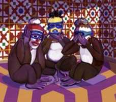 Free download Tres Monos Sabios free photo or picture to be edited with GIMP online image editor