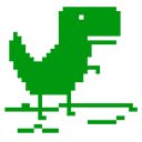 T Rex Run 2D in Google page  screen for extension Chrome web store in OffiDocs Chromium