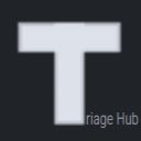 Triage Hub  screen for extension Chrome web store in OffiDocs Chromium