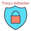 Tristys AdBlocker  screen for extension Chrome web store in OffiDocs Chromium