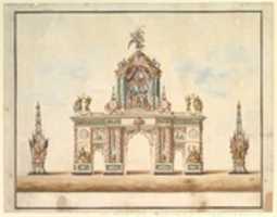 Free download Triumphal Arch, April 1814 free photo or picture to be edited with GIMP online image editor