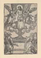 Free download Triumph of the Eucharist (The Man of Sorrows in Chalice with Two Angels) free photo or picture to be edited with GIMP online image editor