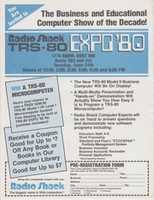 Free download TRS 80 Expo 80 Invitation free photo or picture to be edited with GIMP online image editor