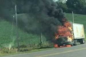 Free download Truck Fire free photo or picture to be edited with GIMP online image editor
