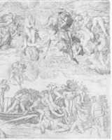Free download Trumpeting Angels and Damned Souls Being Pulled Down by Devils (lower center and right section of the Last Judgment) free photo or picture to be edited with GIMP online image editor