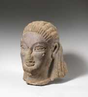 Free download Tufa head of sphinx or siren free photo or picture to be edited with GIMP online image editor