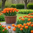 Tulip basket wallpaper  screen for extension Chrome web store in OffiDocs Chromium
