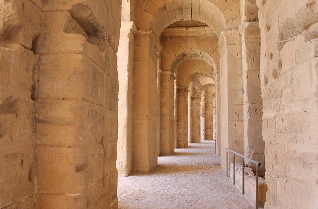 Free download tunisia el jem amphitheater ruin free picture to be edited with GIMP free online image editor