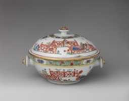 Free download Tureen with phoenixes in landscape free photo or picture to be edited with GIMP online image editor