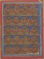 免费下载 XNUMX Tirthankaras: Folio from a Kalpasutra Manuscript 免费照片或图片，可使用 GIMP 在线图像编辑器进行编辑