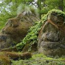 Twin human shaped mountains  screen for extension Chrome web store in OffiDocs Chromium