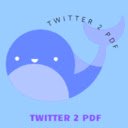 Twitter2PDFConvert Twitter to PDF  screen for extension Chrome web store in OffiDocs Chromium
