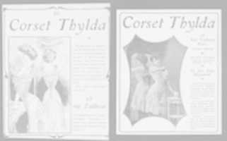 Free download Two advertisements for Thylda Corsets free photo or picture to be edited with GIMP online image editor