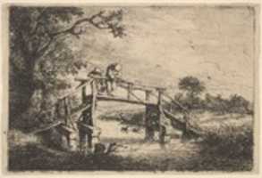Free download Two Anglers on a Bridge free photo or picture to be edited with GIMP online image editor
