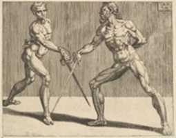 Free download Two Fencers, from Fencers, plate 5 free photo or picture to be edited with GIMP online image editor