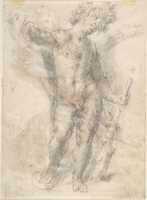 Free download Two Figures (recto); Standing Figure (Young Hercules?) (verso) free photo or picture to be edited with GIMP online image editor