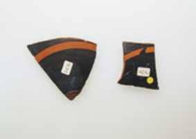 Free download Two fragments of a terracotta kylix:band-cup (drinking cup) free photo or picture to be edited with GIMP online image editor