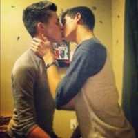 Free download Two Gay Teens Kissing - Photo free photo or picture to be edited with GIMP online image editor
