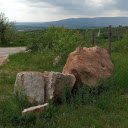 Two large rocks on the side of the road  screen for extension Chrome web store in OffiDocs Chromium