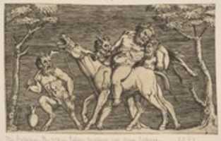 Free download Two Satyrs Placing Silenus on a Braying Ass free photo or picture to be edited with GIMP online image editor