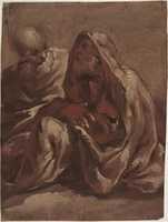 Free download Two Seated Bearded Male Figures free photo or picture to be edited with GIMP online image editor