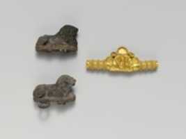 Free download Two silver clasps with lions free photo or picture to be edited with GIMP online image editor