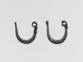 Free download Two silver fibulae (safety pins) free photo or picture to be edited with GIMP online image editor