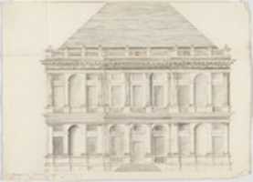 Free download Two-Story Facade of a Palace with a Mansard Roof free photo or picture to be edited with GIMP online image editor