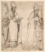 Free download Two studies for Saint Ulrich of Augsburg free photo or picture to be edited with GIMP online image editor