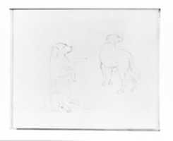 Free download Two Studies of a Dog (from Sketchbook) free photo or picture to be edited with GIMP online image editor