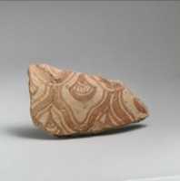 Free download Two terracotta fragments of a large jar with reticulated pattern enclosing conventional flowers free photo or picture to be edited with GIMP online image editor